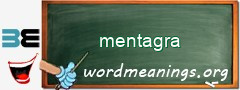 WordMeaning blackboard for mentagra